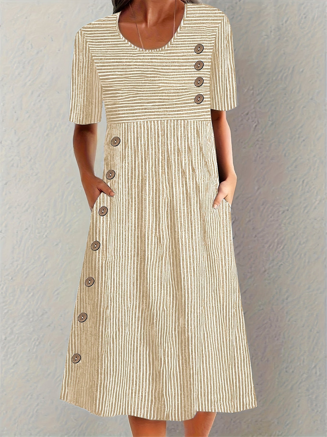 E&H™ | Striped Summer Dress