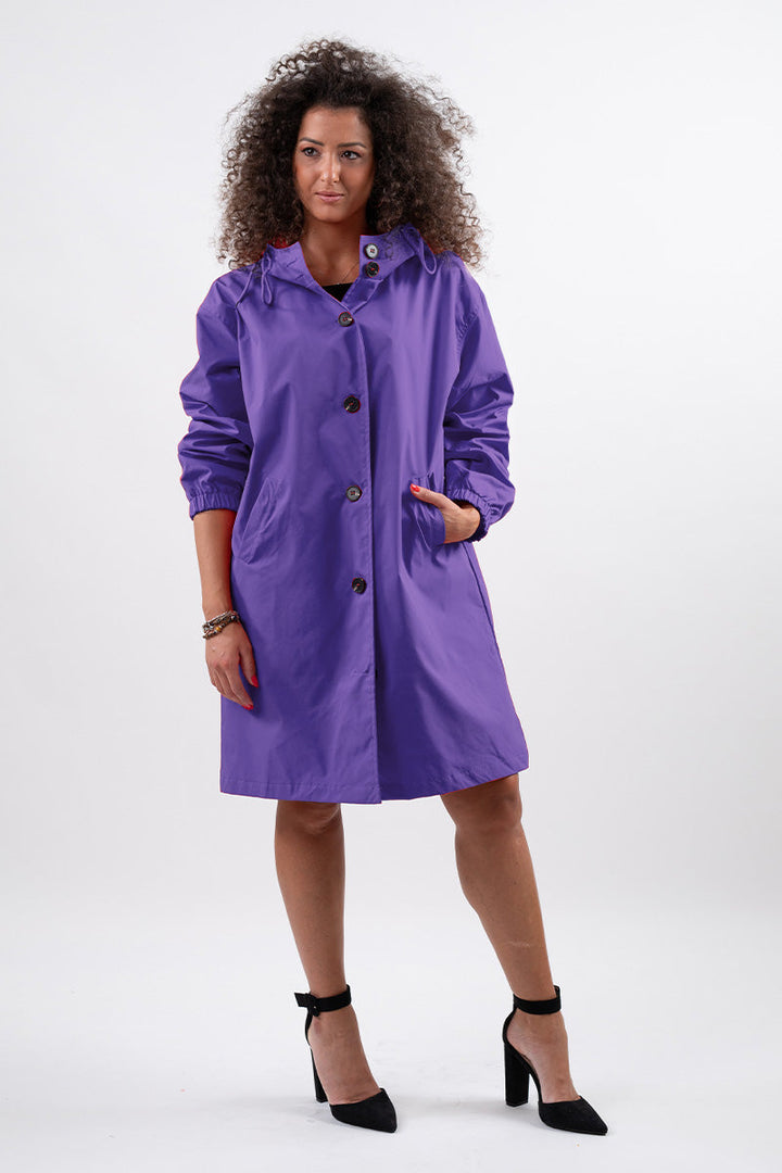 GINGHAM ULTRAVIOLET WINDBREAKER