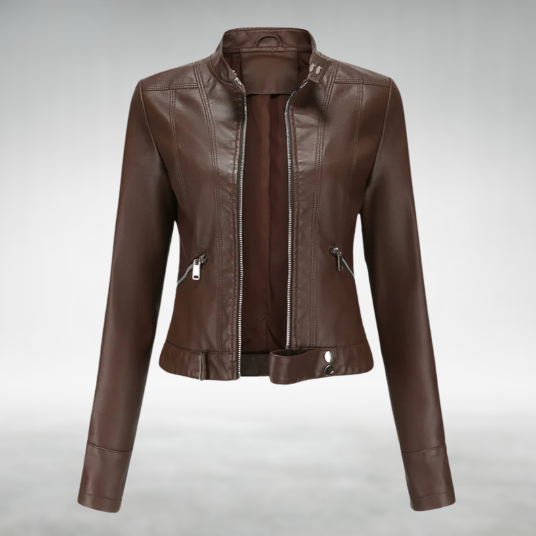 Lacey™ Elegant Leather Jacket