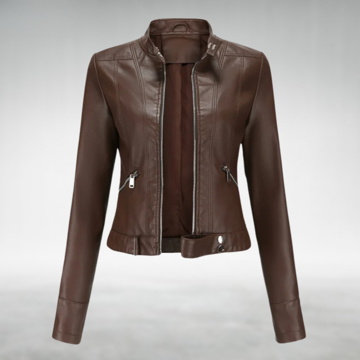 Lacey™ Elegant Leather Jacket