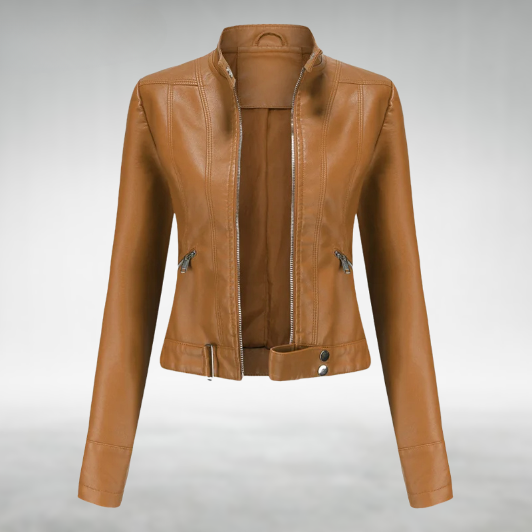 Lacey™ Elegant Leather Jacket