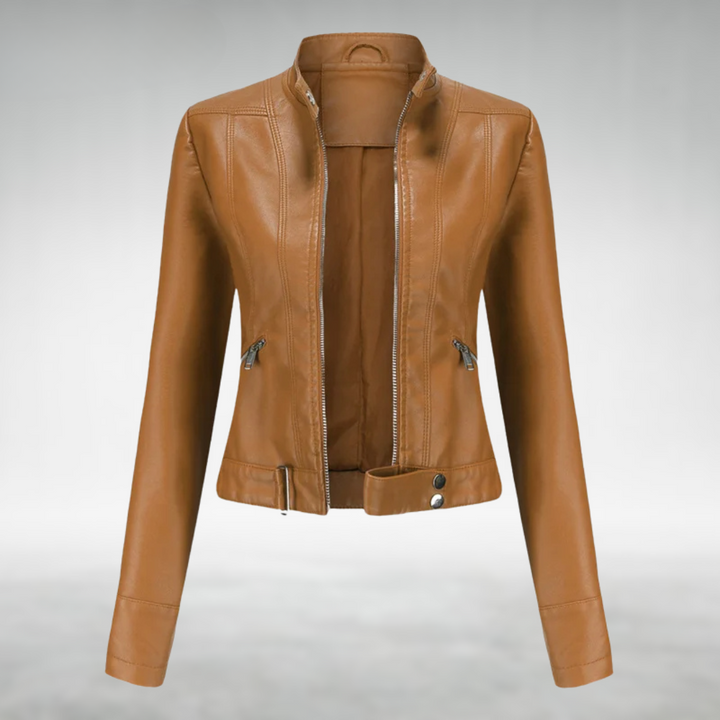 Lacey™ Elegant Leather Jacket