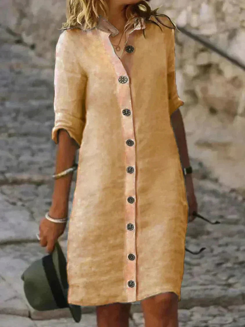 E&H™| Breezy Comfort Shirt Dress