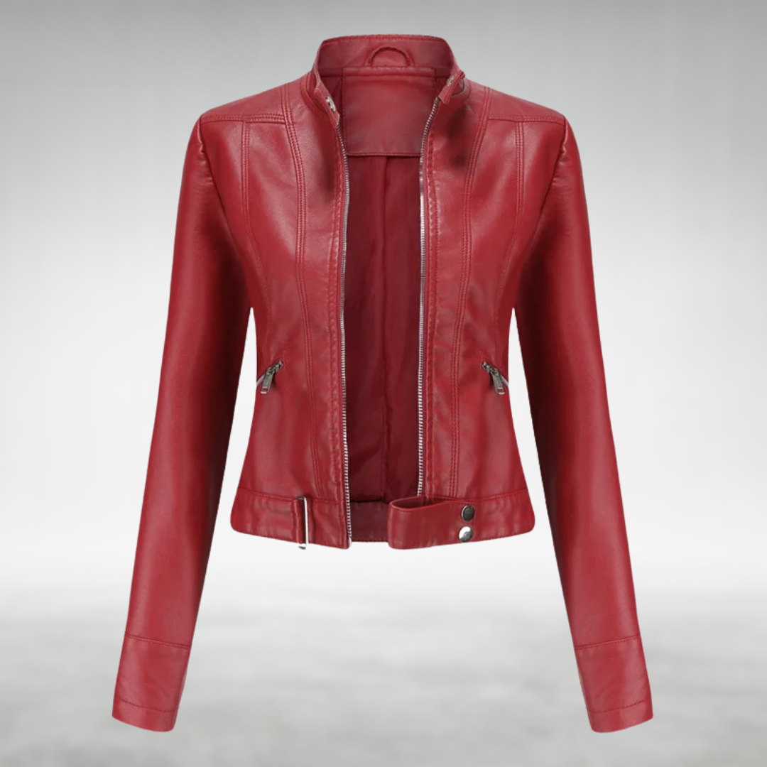 Lacey™ Elegant Leather Jacket