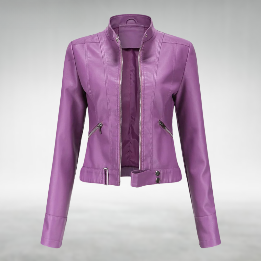 Lacey™ Elegant Leather Jacket