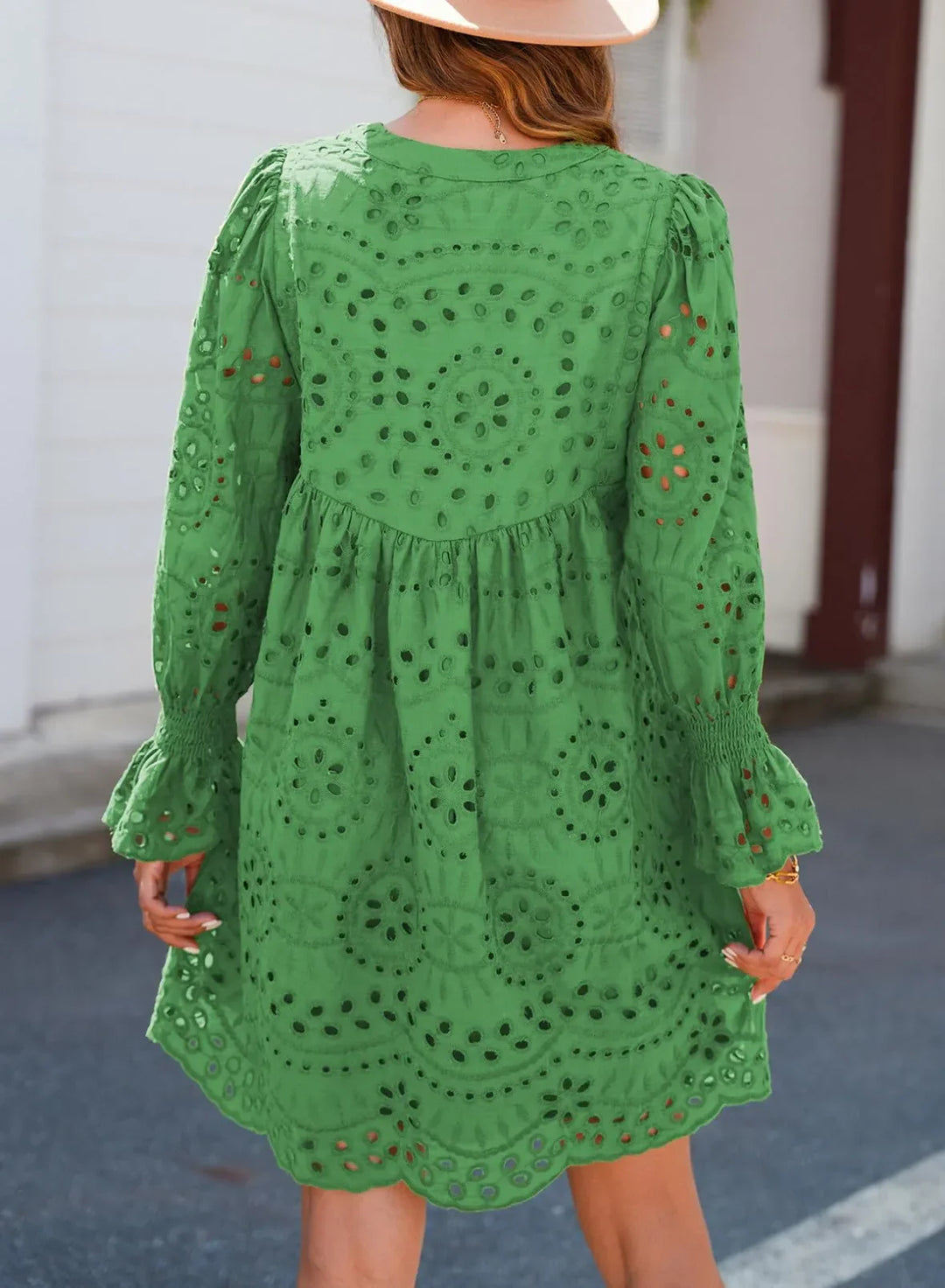 Kirelle - Breathable V-Neck Skirt Dress