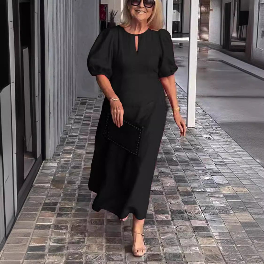 Frankie - Chic Bubble Sleeve Loose Dress