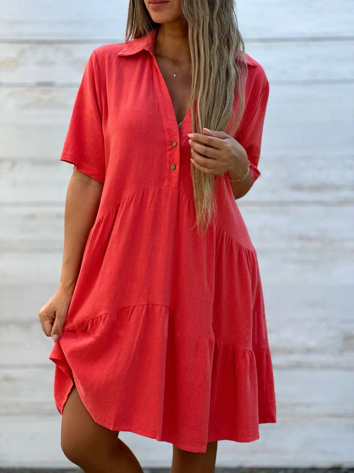 Lena | Relaxed Summer Dress in Linen