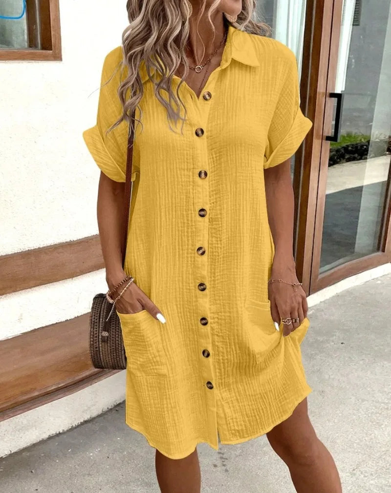 E&H™ | Elegant Shirt Dress