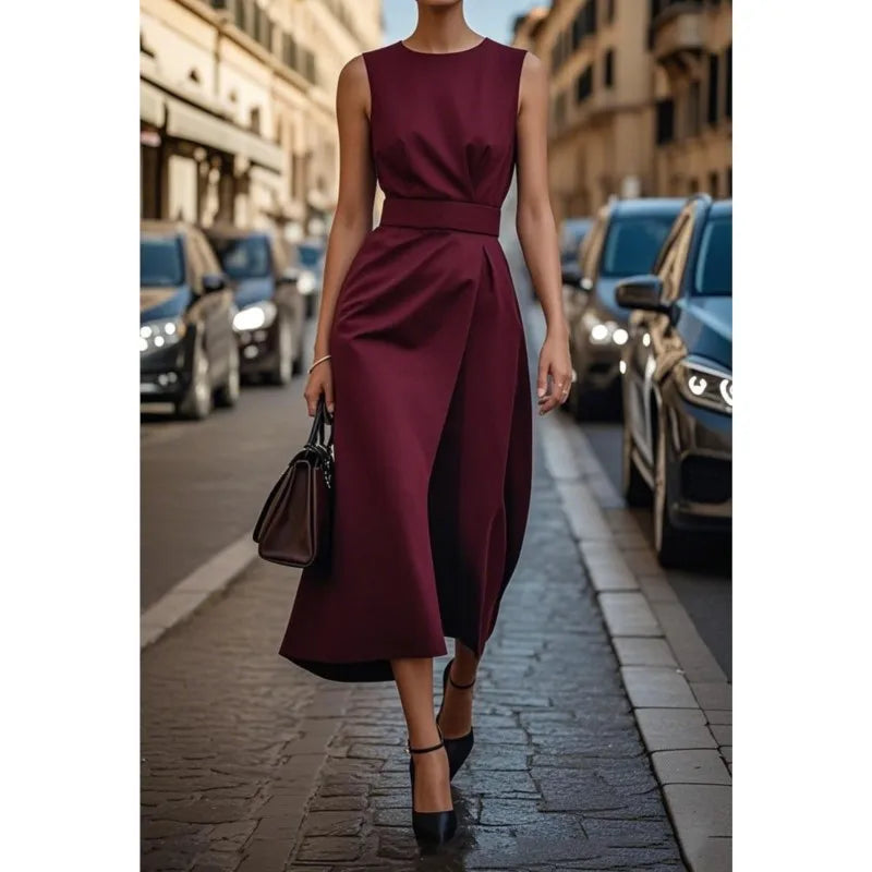 E&H™ | Elegant Round Neck Dress