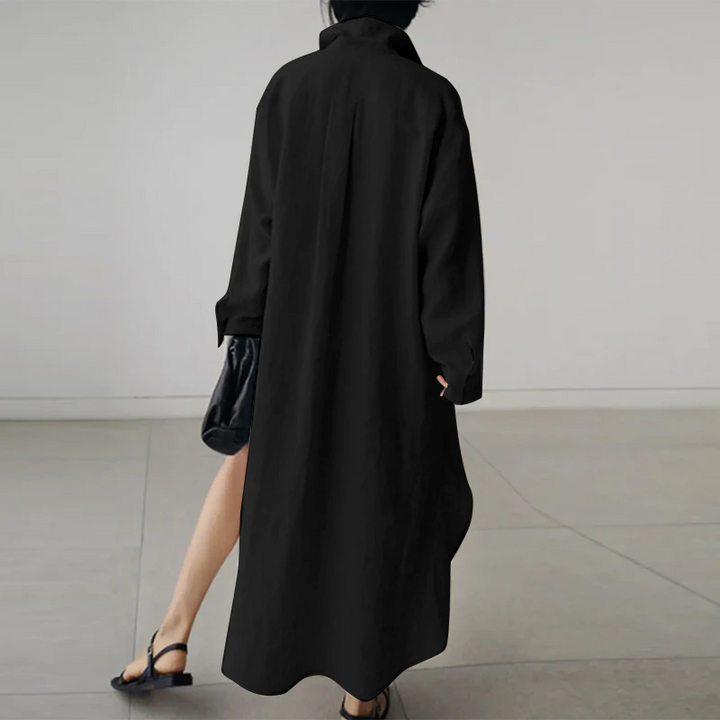 Lena | Oversized Relaxed Shirt Dress