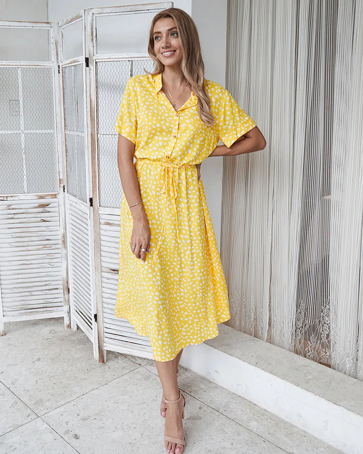Lena | Summer Dress in Shirt Style