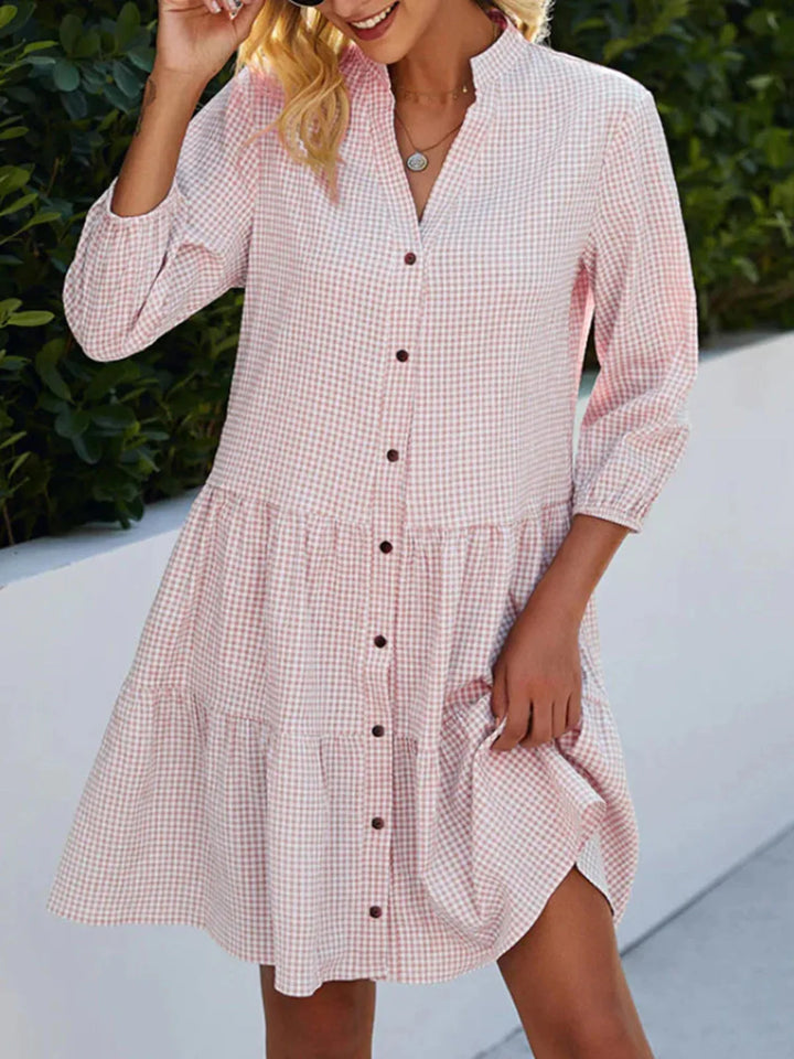 E&H™| Flowy Midi Dress For Effortless Daytime Style.