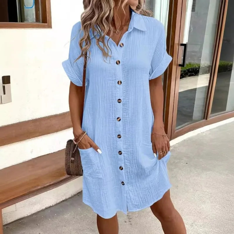 E&H™ | Elegant Shirt Dress