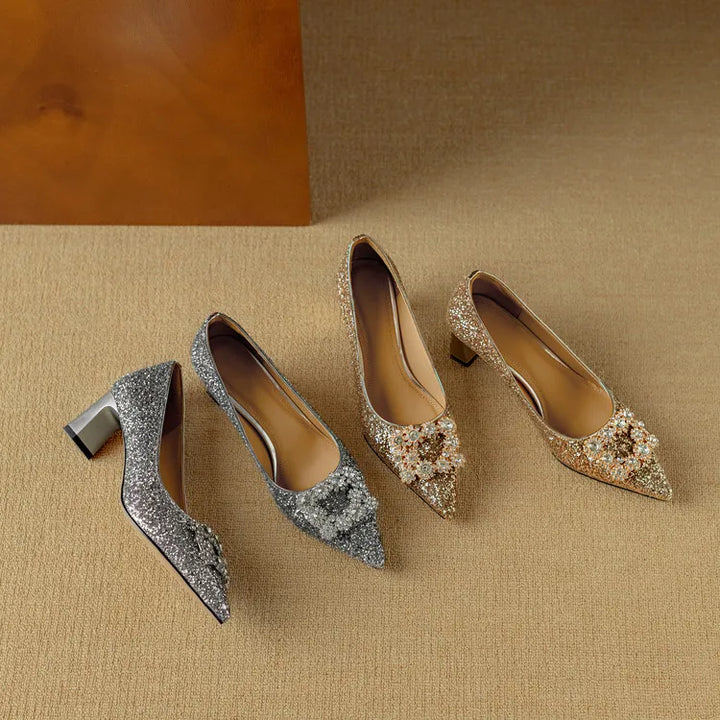 Emma | Gloria Glitter Pumps