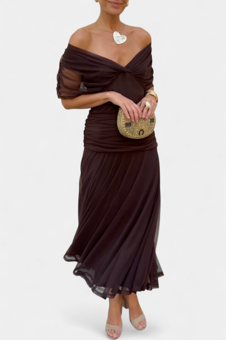 E&H™ | Elegant Dress with V-Neckline