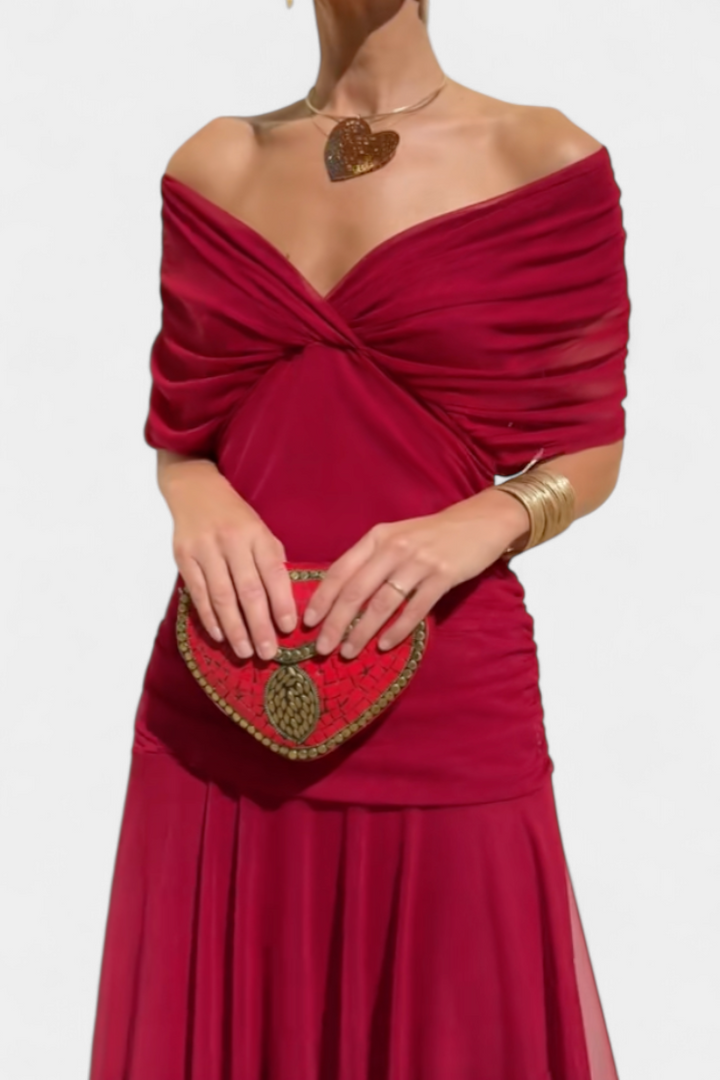 E&H™ | Elegant Dress with V-Neckline