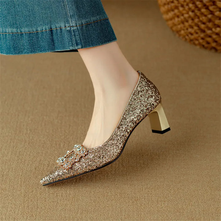 Emma | Gloria Glitter Pumps