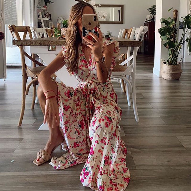 Renata – Long Floral Dress