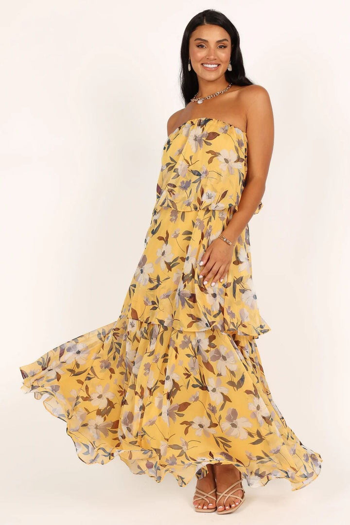 Paloma – Long Strapless Dress