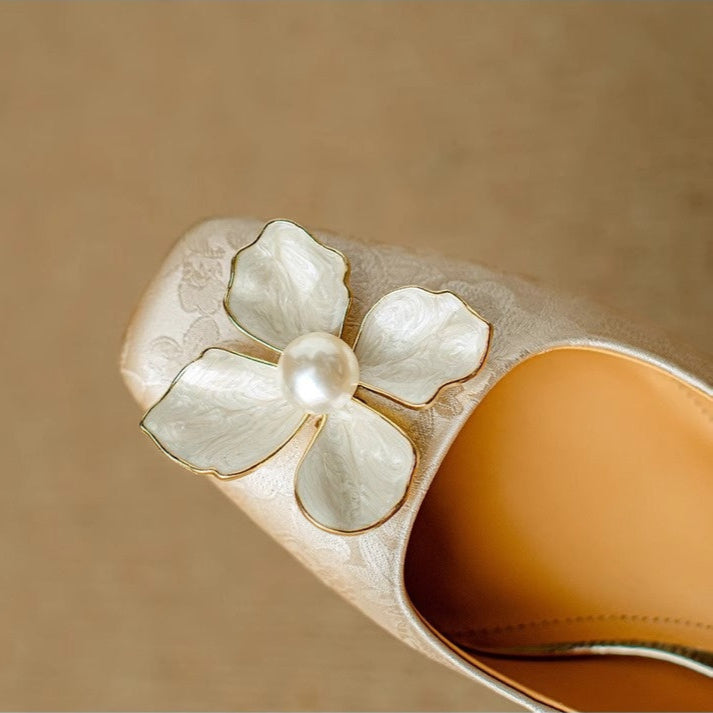 Emily | Genine Slingback Pumps