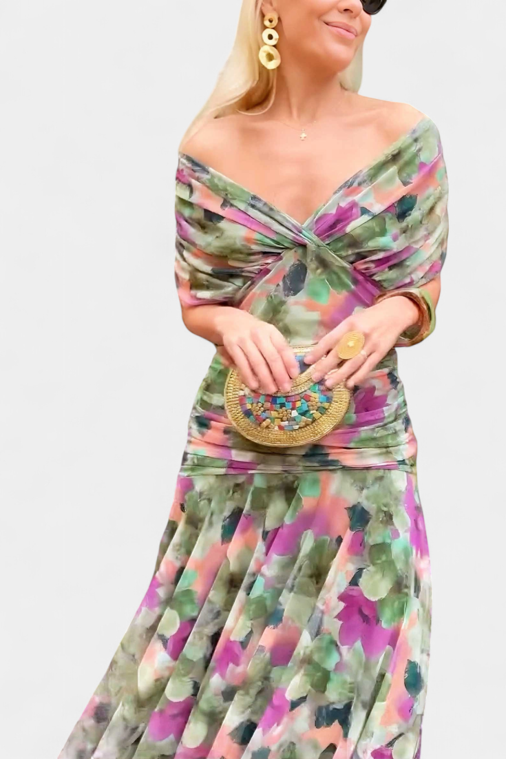 E&H™ | Elegant Dress with V-Neckline