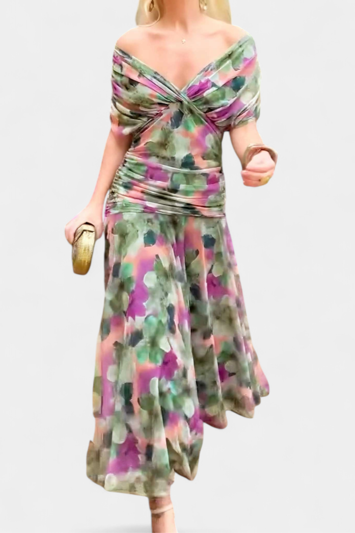 E&H™ | Elegant Dress with V-Neckline