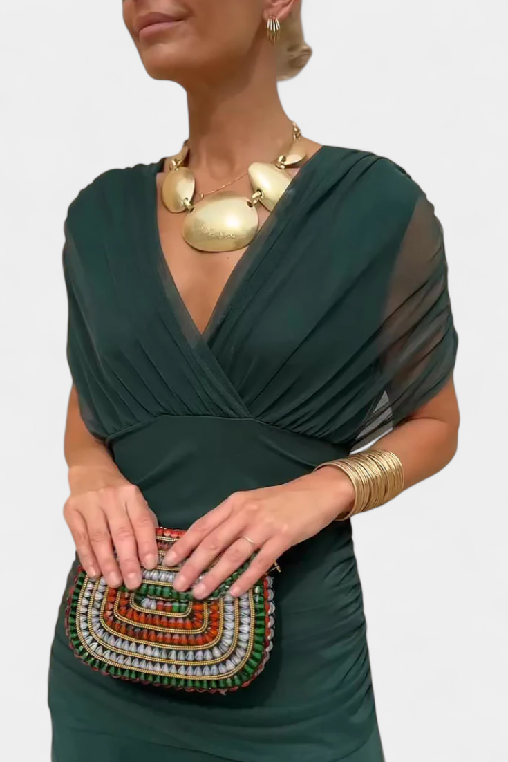 E&H™ | Elegant Dress with V-Neckline