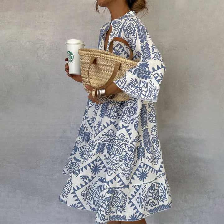 Lourdes – Timeless Blue Dress