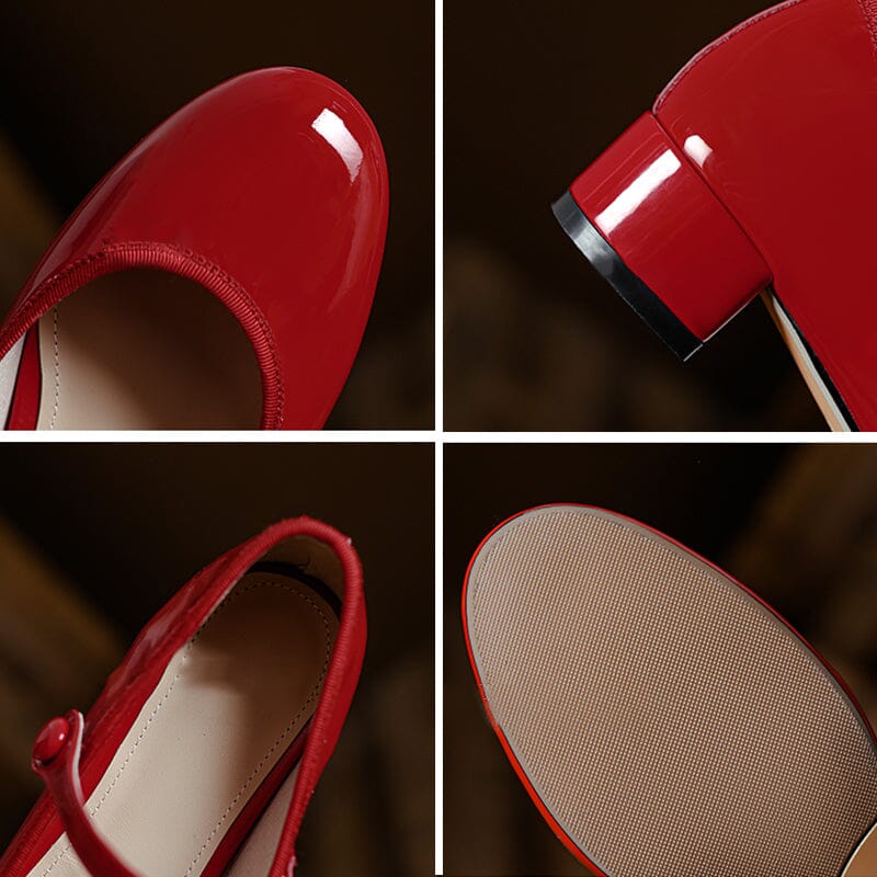 Lisa | Livy Leather Mary Janes