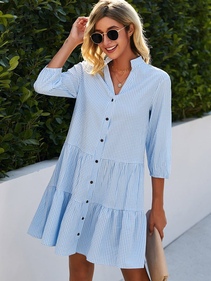 E&H™| Flowy Midi Dress For Effortless Daytime Style.