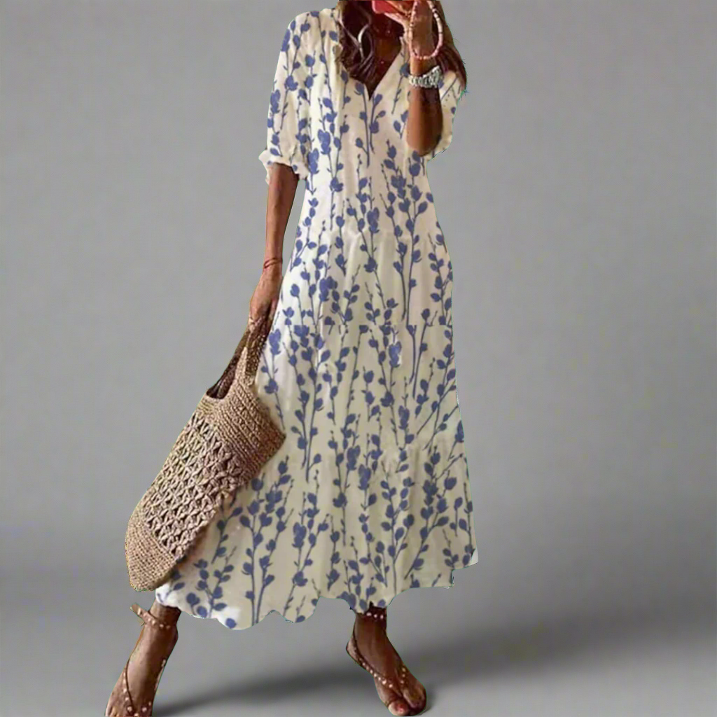 Cyratrud | Elegant Airy Maxi Dress with a Contemporary Touch