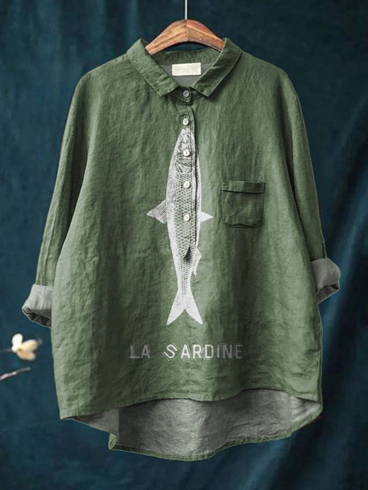 Lily | Sardine Graphic Shirt