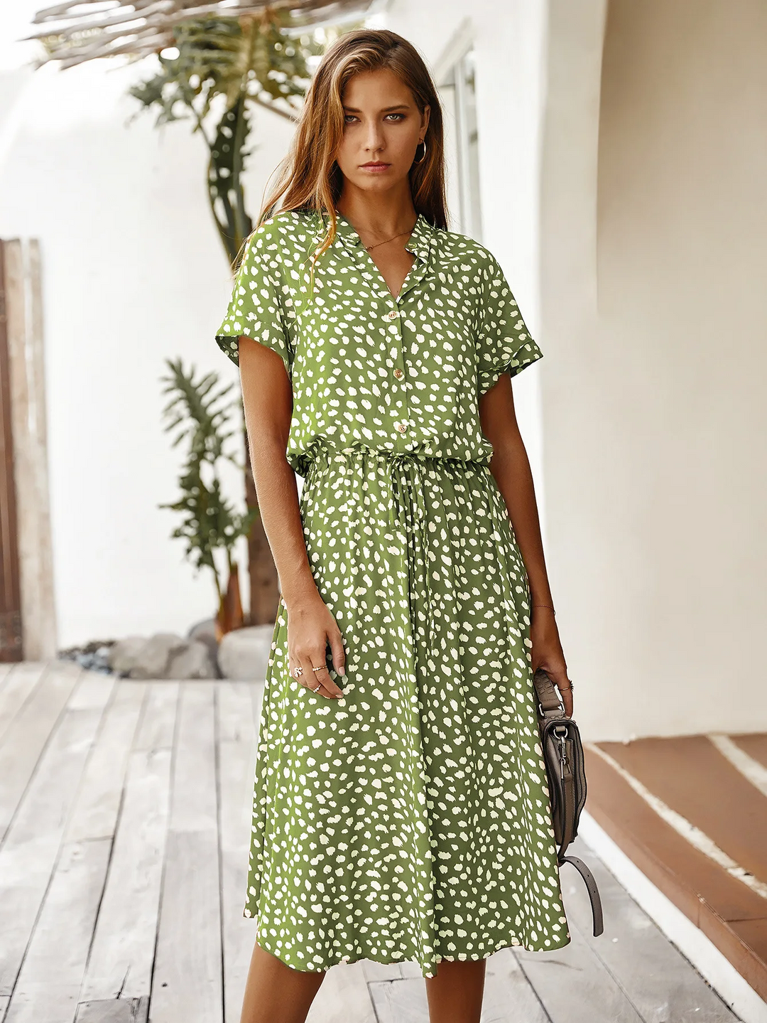 Lena | Summer Dress in Shirt Style