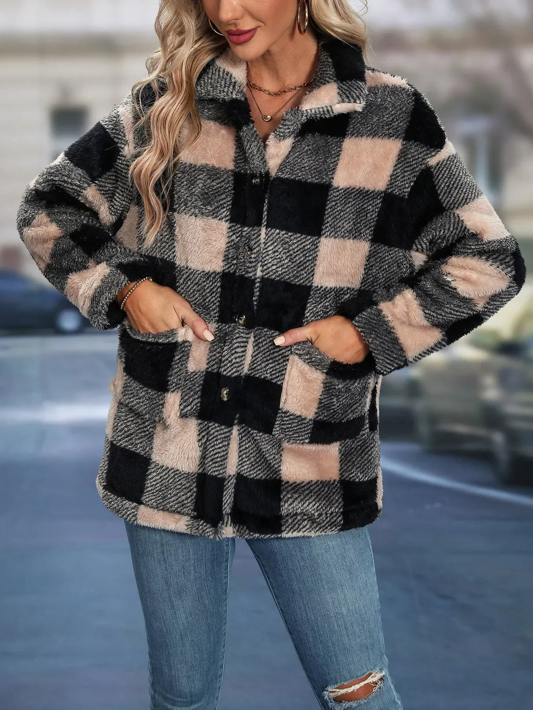 Carla | Casual checked jacket