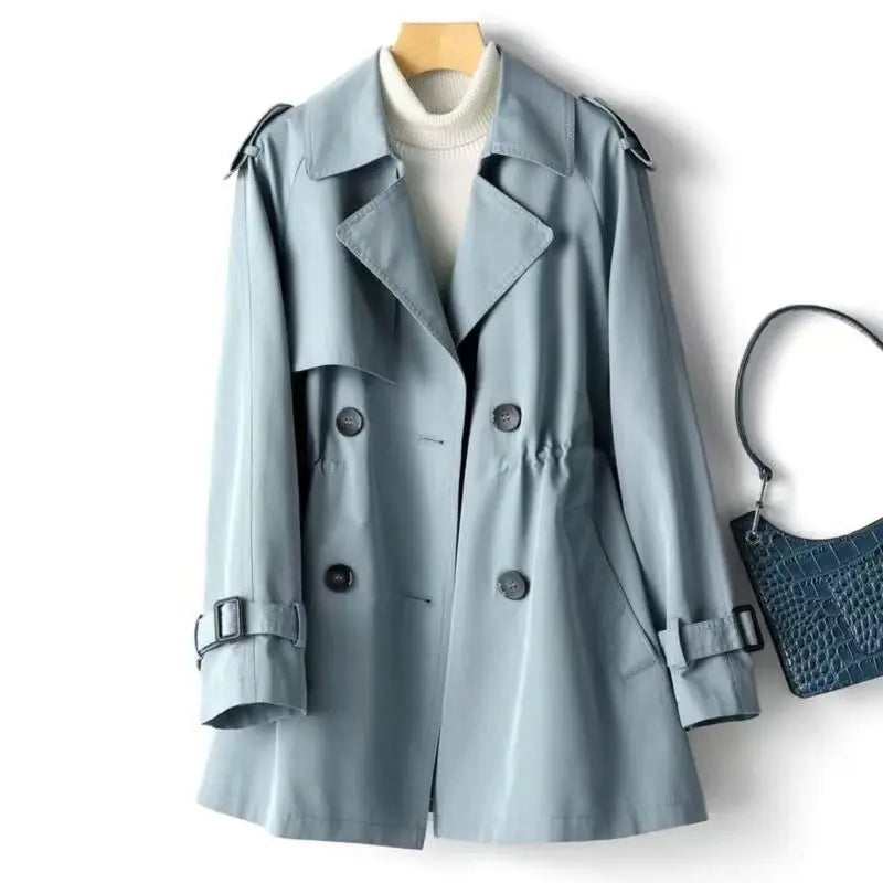 Pia | Elegant Short Trench Coat