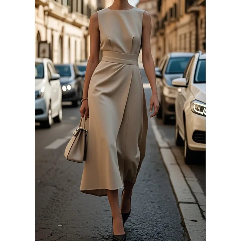 E&H™ | Elegant Round Neck Dress
