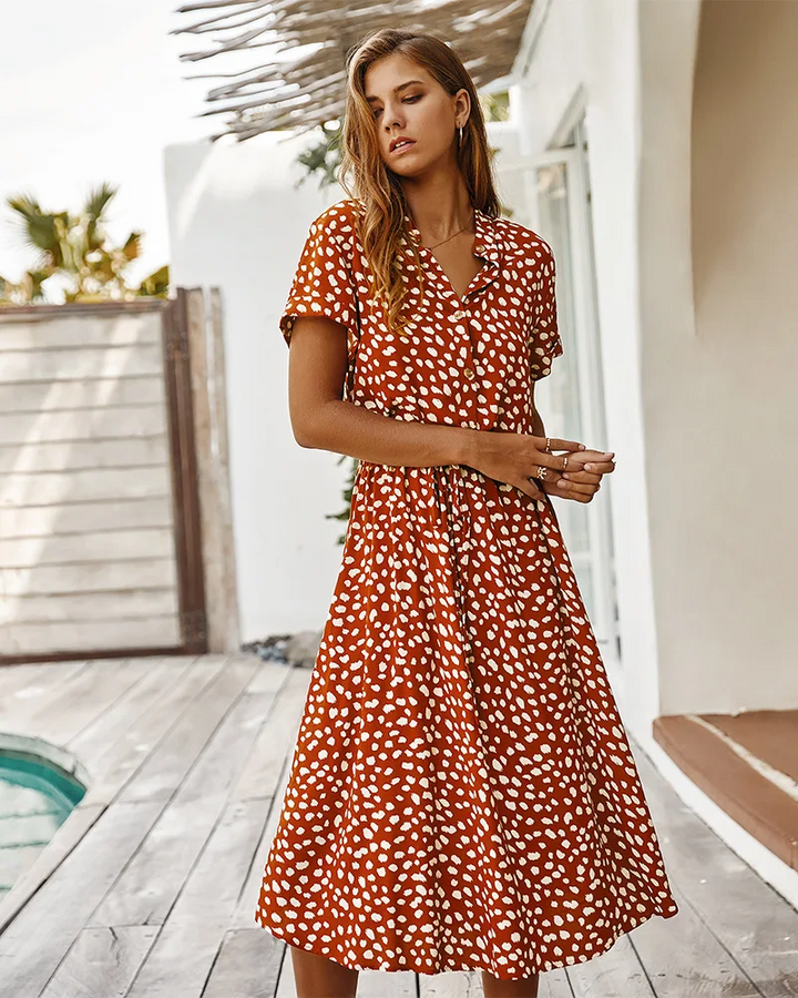 Lena | Summer Dress in Shirt Style