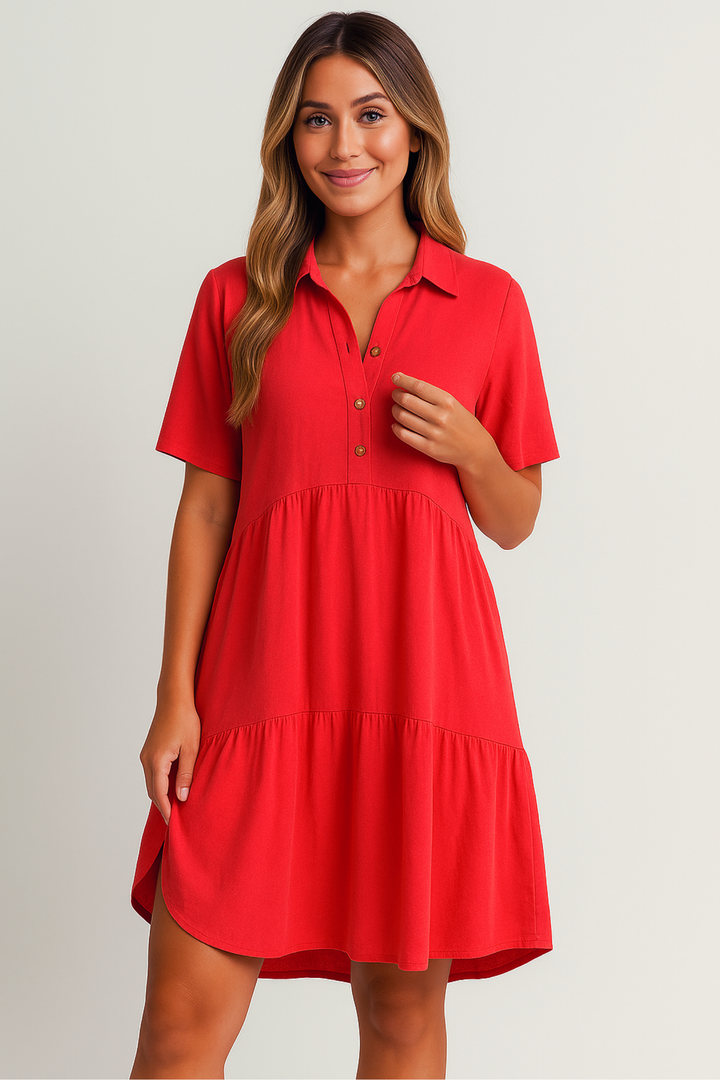 Lena | Relaxed Summer Dress in Linen