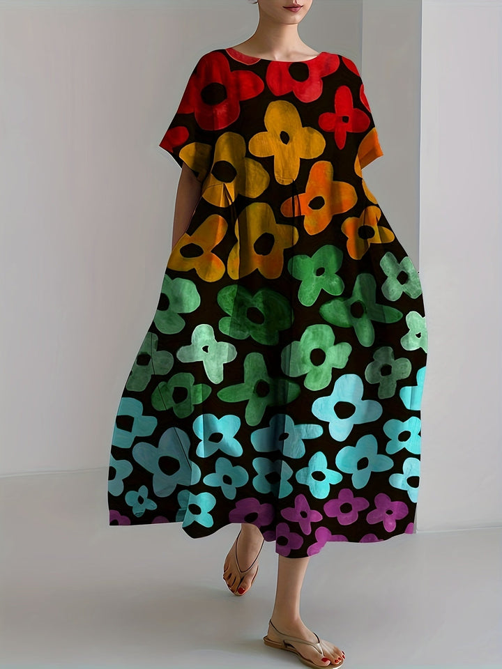 Rainbow Garden Dress