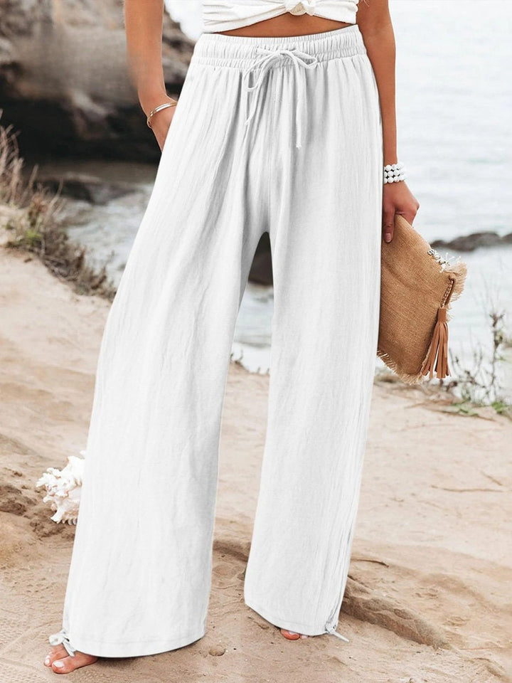 Olwen - Comfortable Cotton Linen Loose Wide Leg Pants