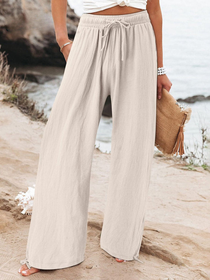 Olwen - Comfortable Cotton Linen Loose Wide Leg Pants