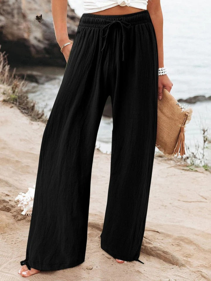 Olwen - Comfortable Cotton Linen Loose Wide Leg Pants