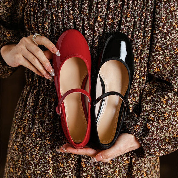 Lisa | Livy Leather Mary Janes