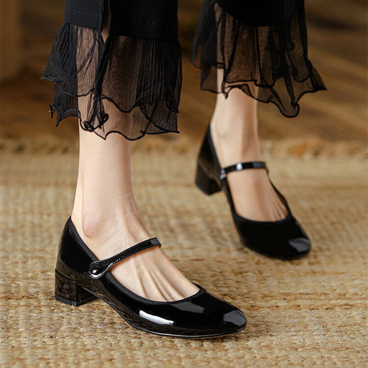 Lisa | Livy Leather Mary Janes