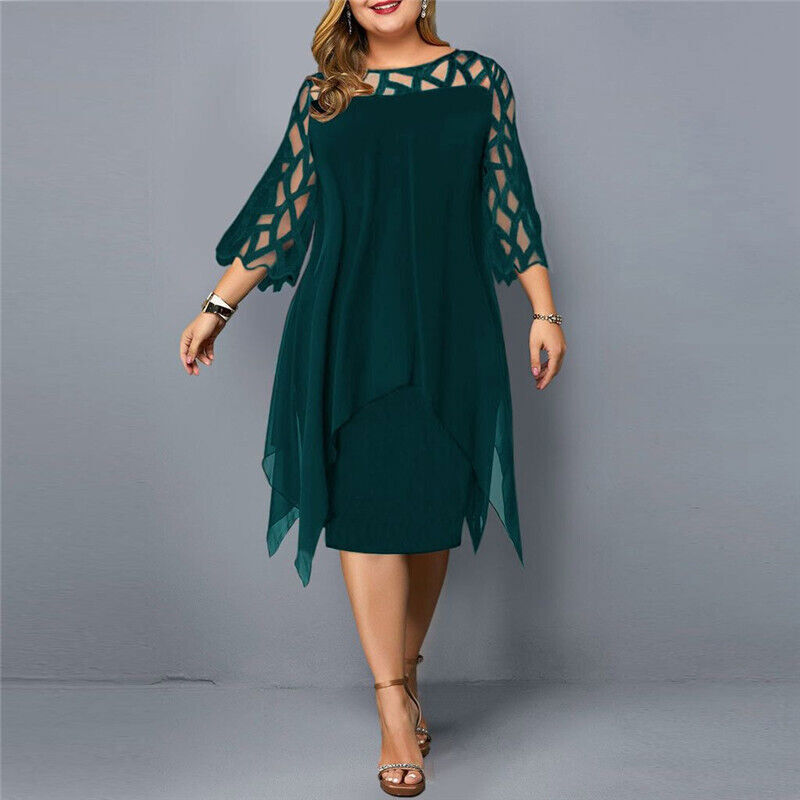 Jamie | Chic Plus Size Midi Dress